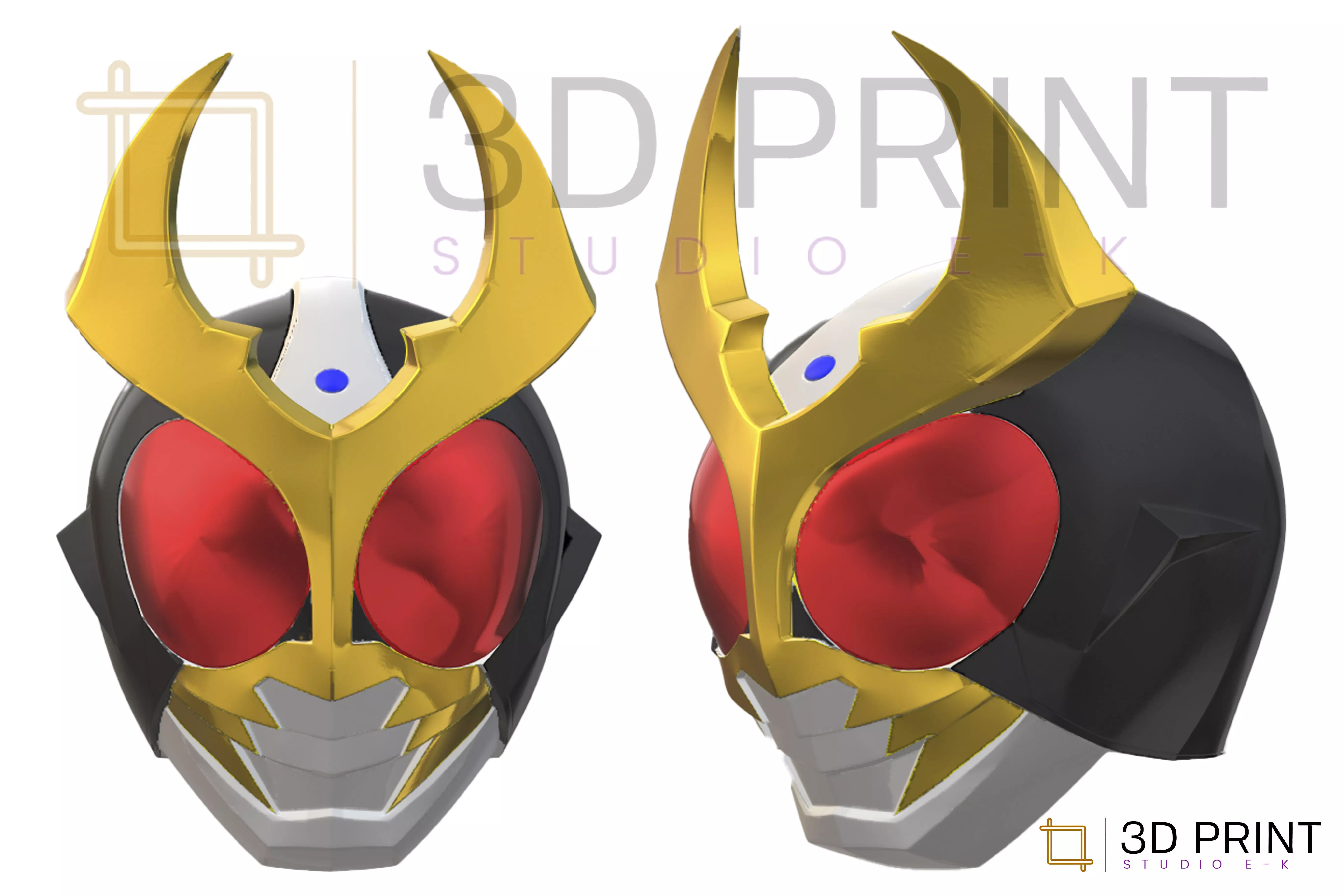 Kamen Rider Agito helmet 3D print model_0