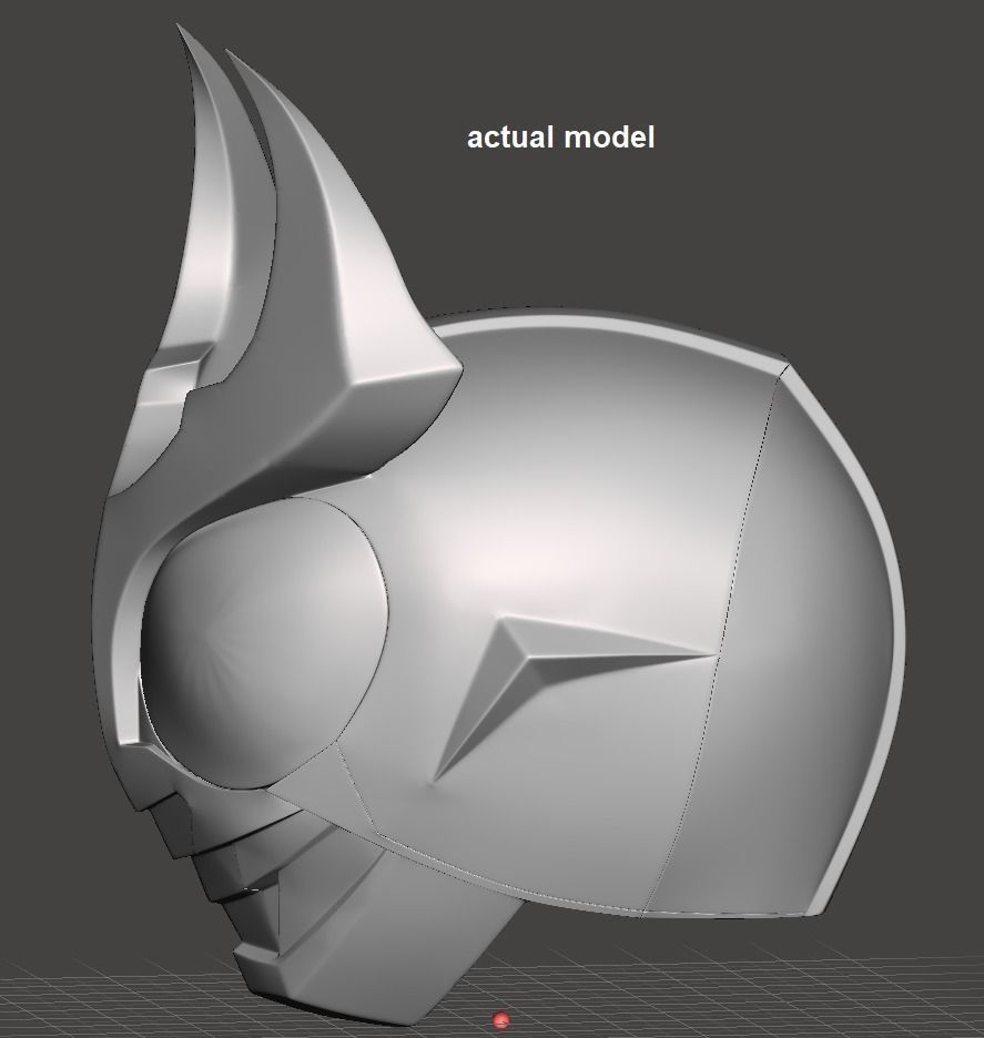 Kamen Rider Agito helmet 3D print model_5