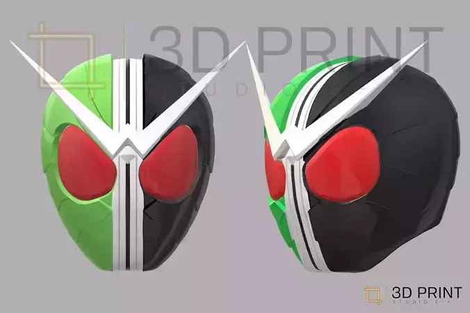 Kamen Rider W helmet
