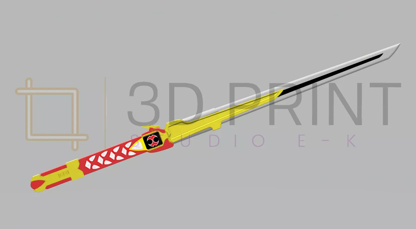 Power Rangers Ninja Storm Sword  3D print model_0