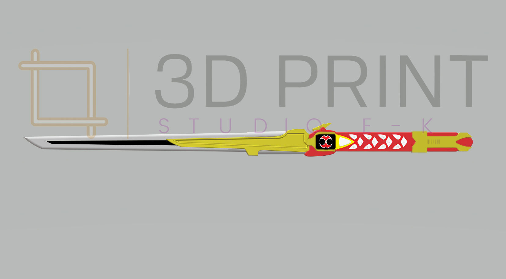 Power Rangers Ninja Storm Sword  3D print model_2