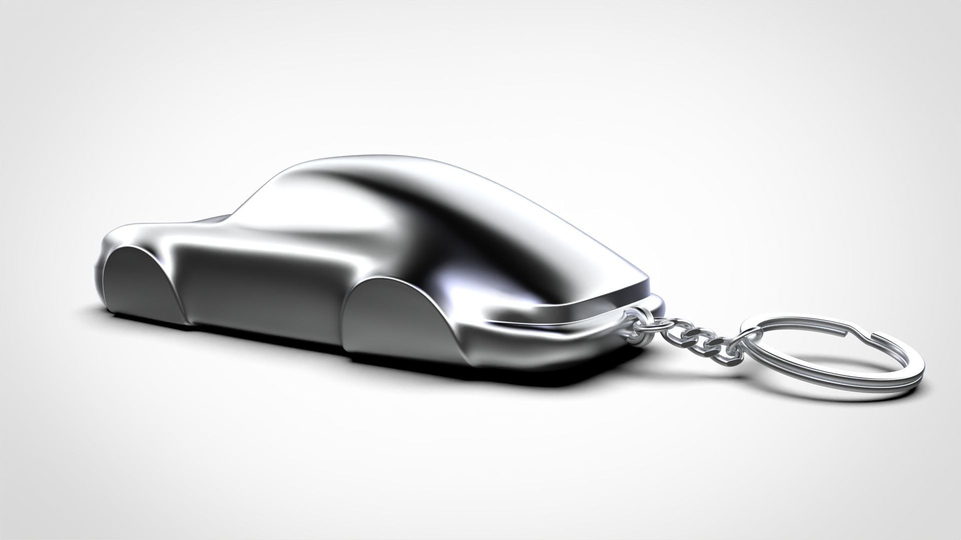 Porsche 911 -964- Speedform Automotive Sculpture Keychain 3D print model_6