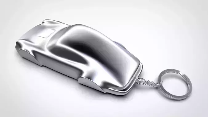 Porsche 911 -964- Speedform Automotive Sculpture Keychain 3D print model