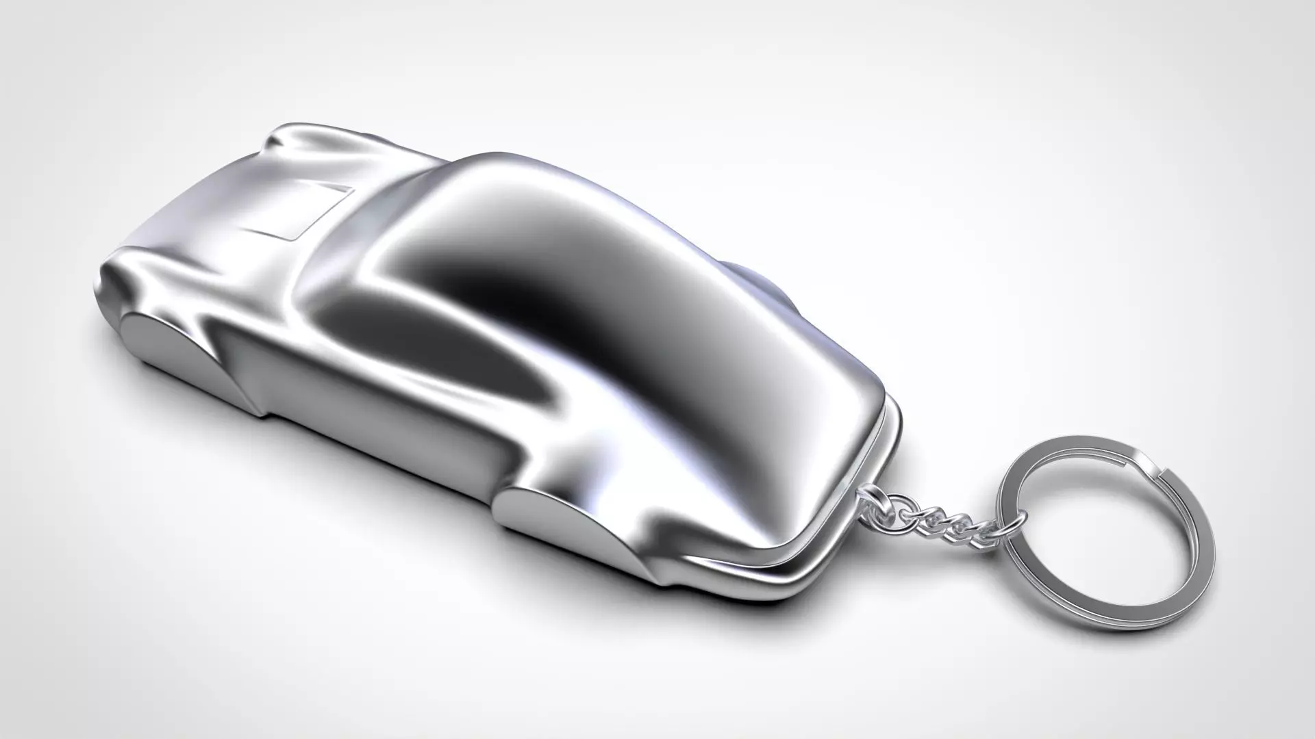 Porsche 911 -964- Speedform Automotive Sculpture Keychain 3D print model_0