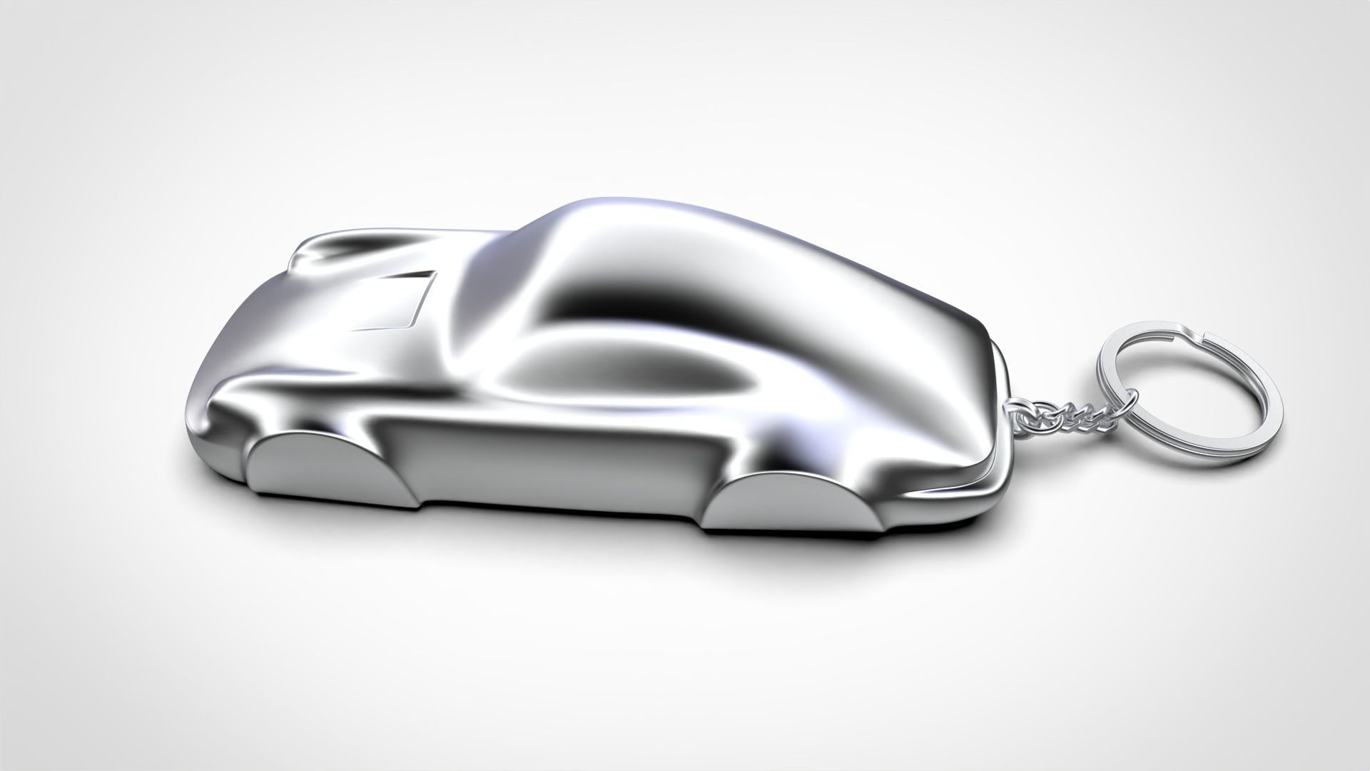 Porsche 911 -964- Speedform Automotive Sculpture Keychain 3D print model_5