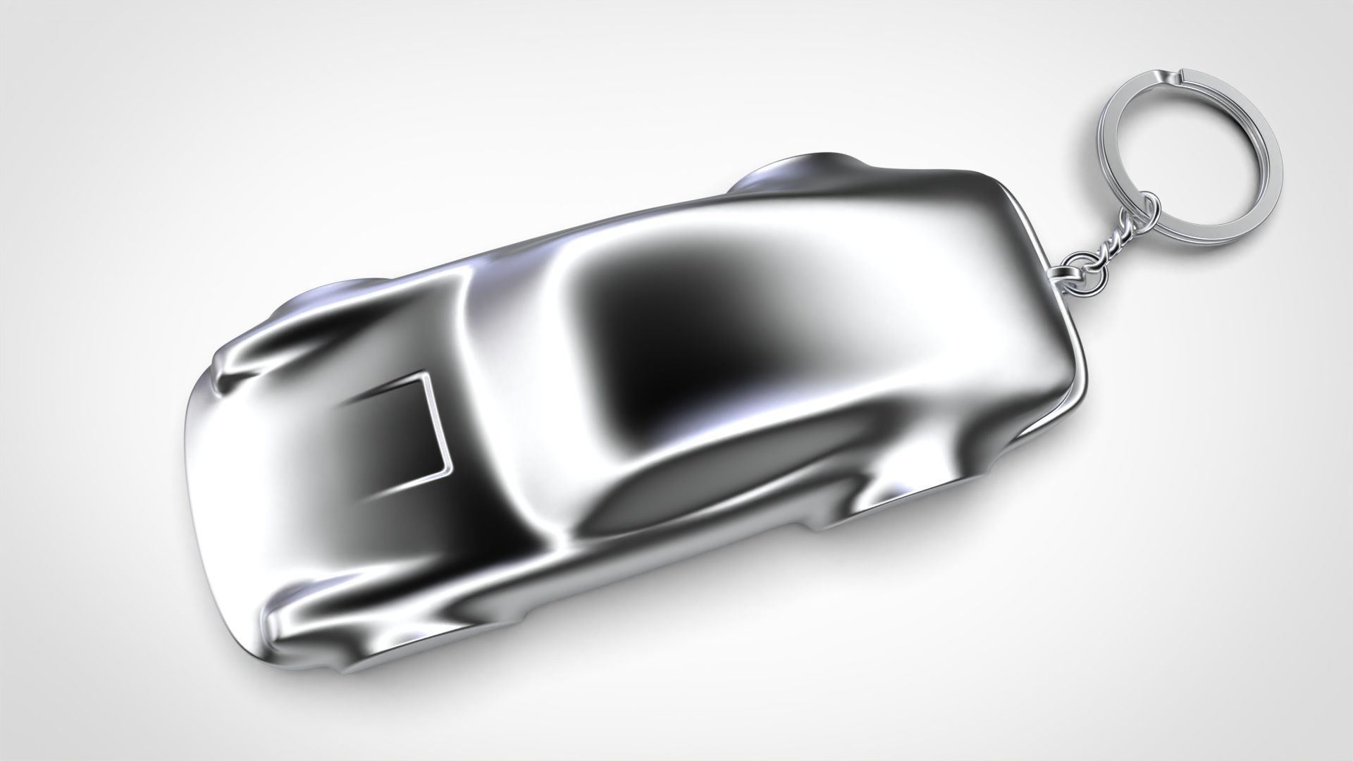 Porsche 911 -964- Speedform Automotive Sculpture Keychain 3D print model_3