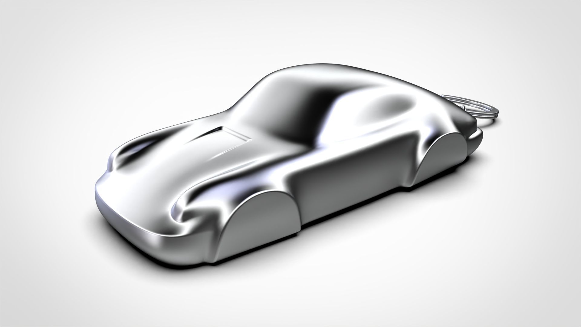 Porsche 911 -964- Speedform Automotive Sculpture Keychain 3D print model_1