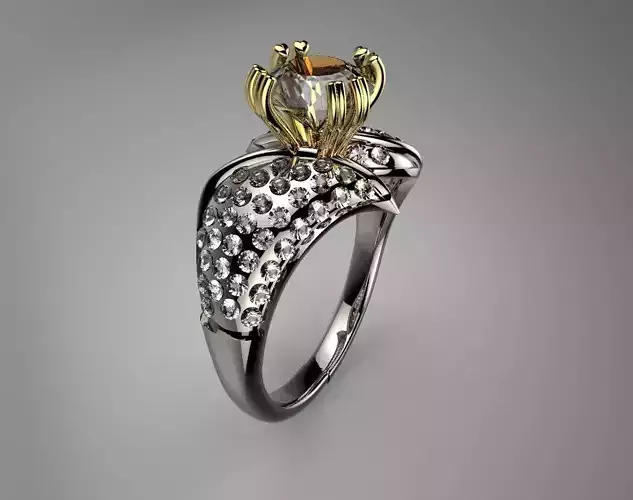 Exalted Diamonds Engagement Ring