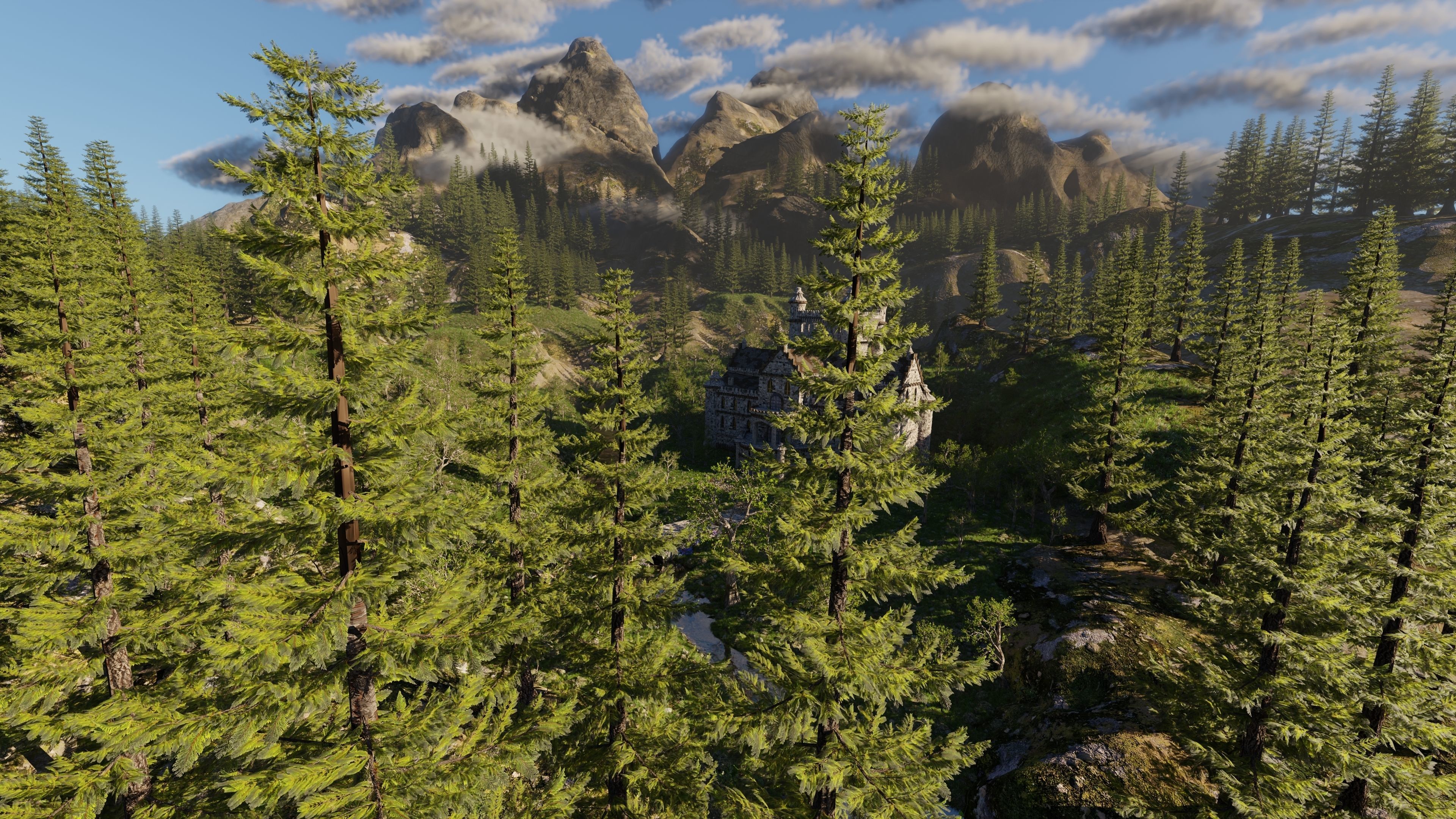 Mansion Scene 3D model_13