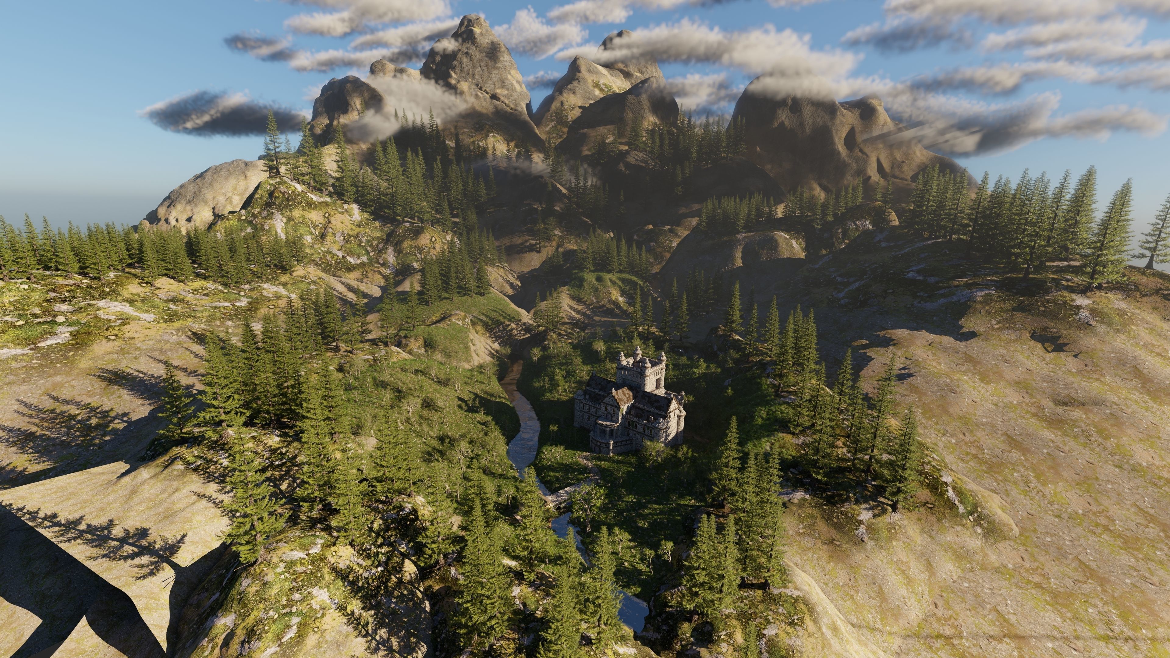 Mansion Scene 3D model_14