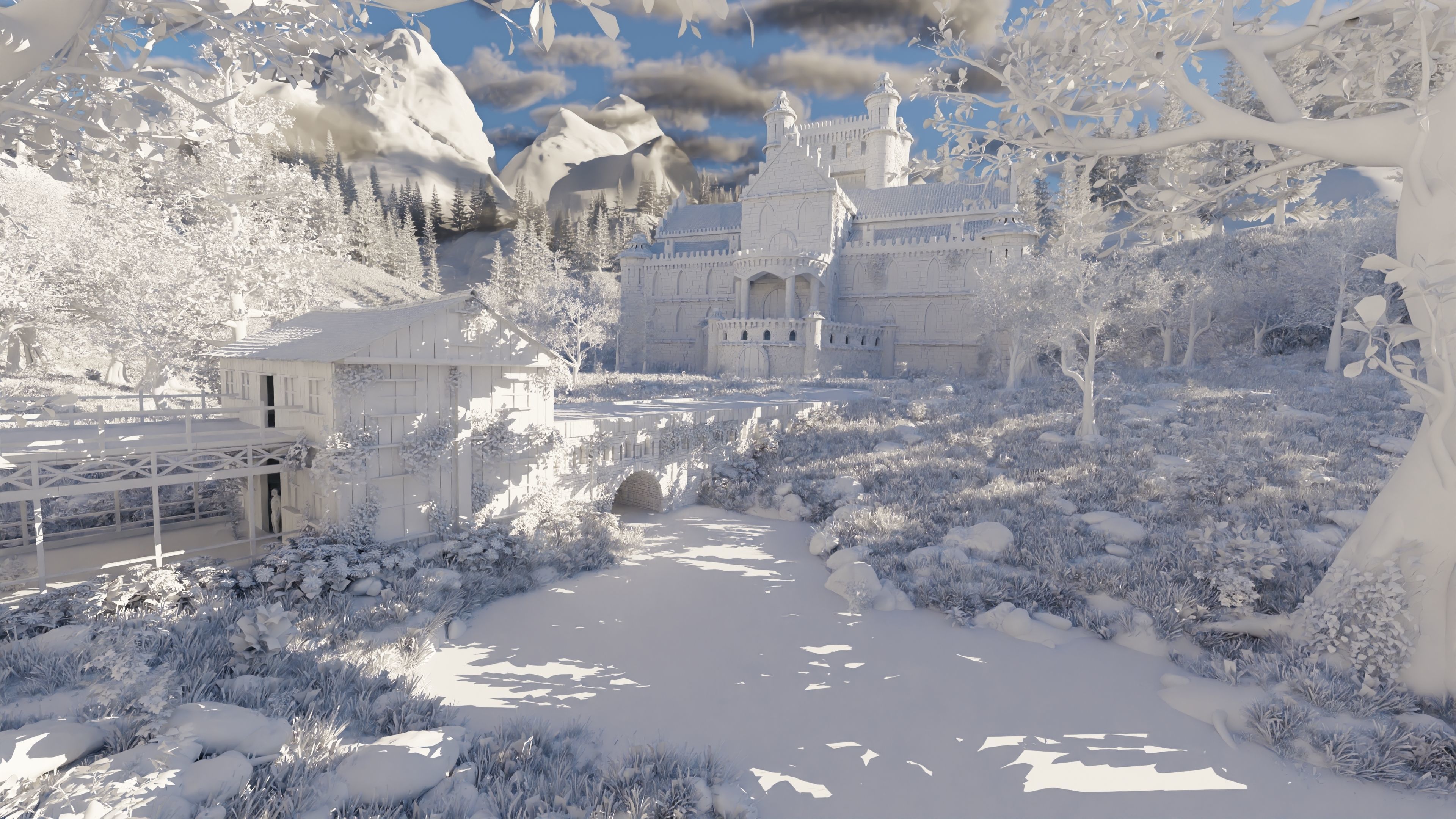 Mansion Scene 3D model_15