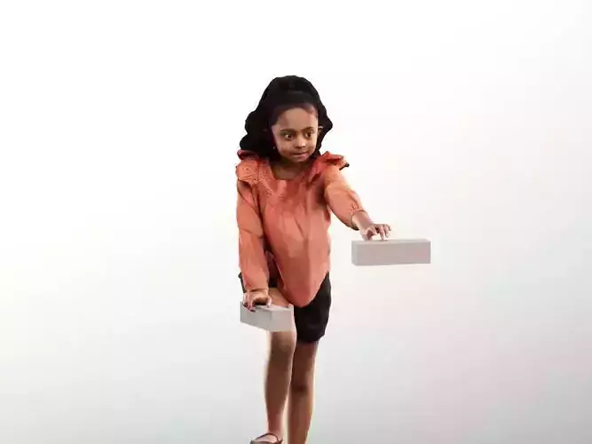 Raniya 14415 - Indian Girl Climbing On A Playground