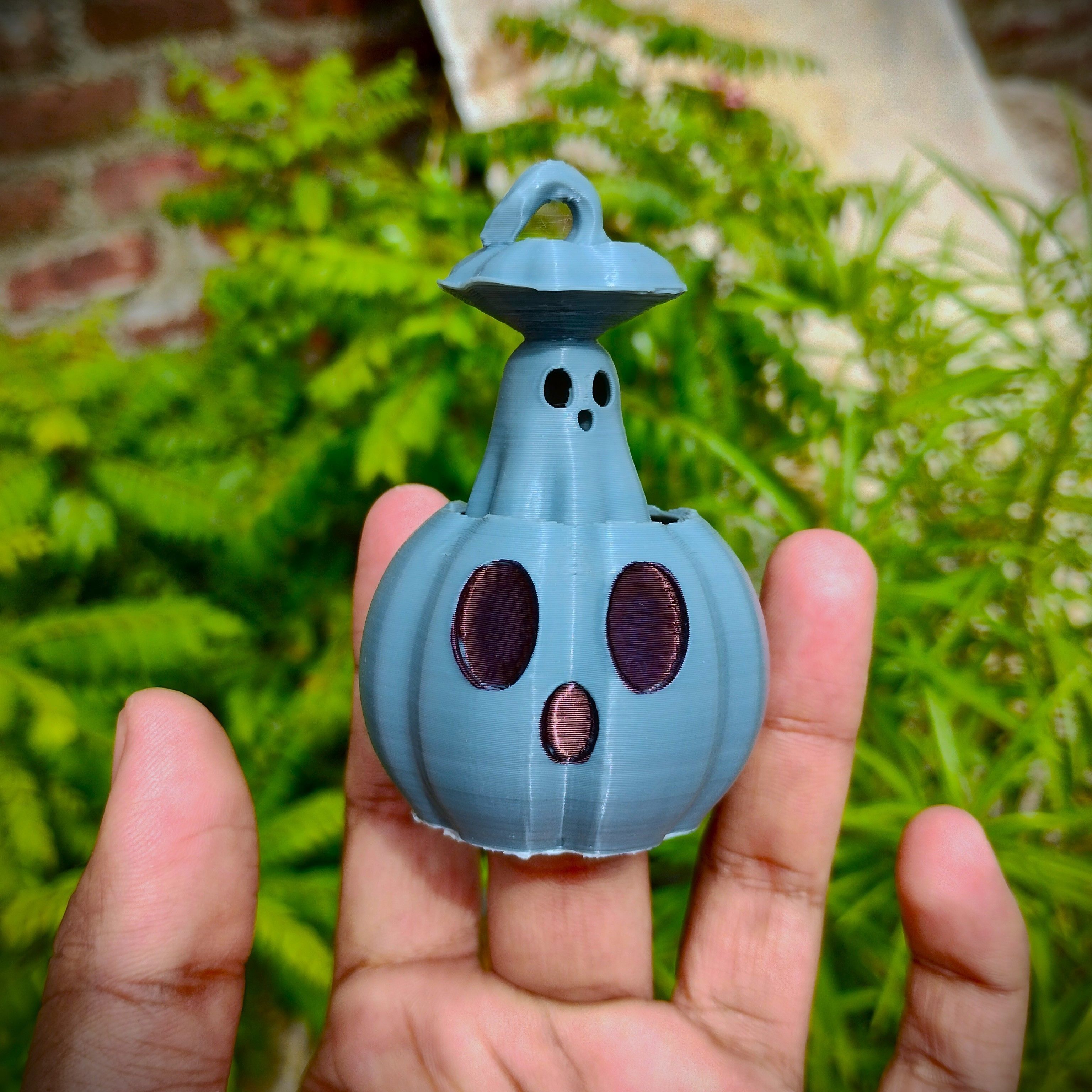 Halloween special cute fidget ghost keychain  collection 3D print model_8