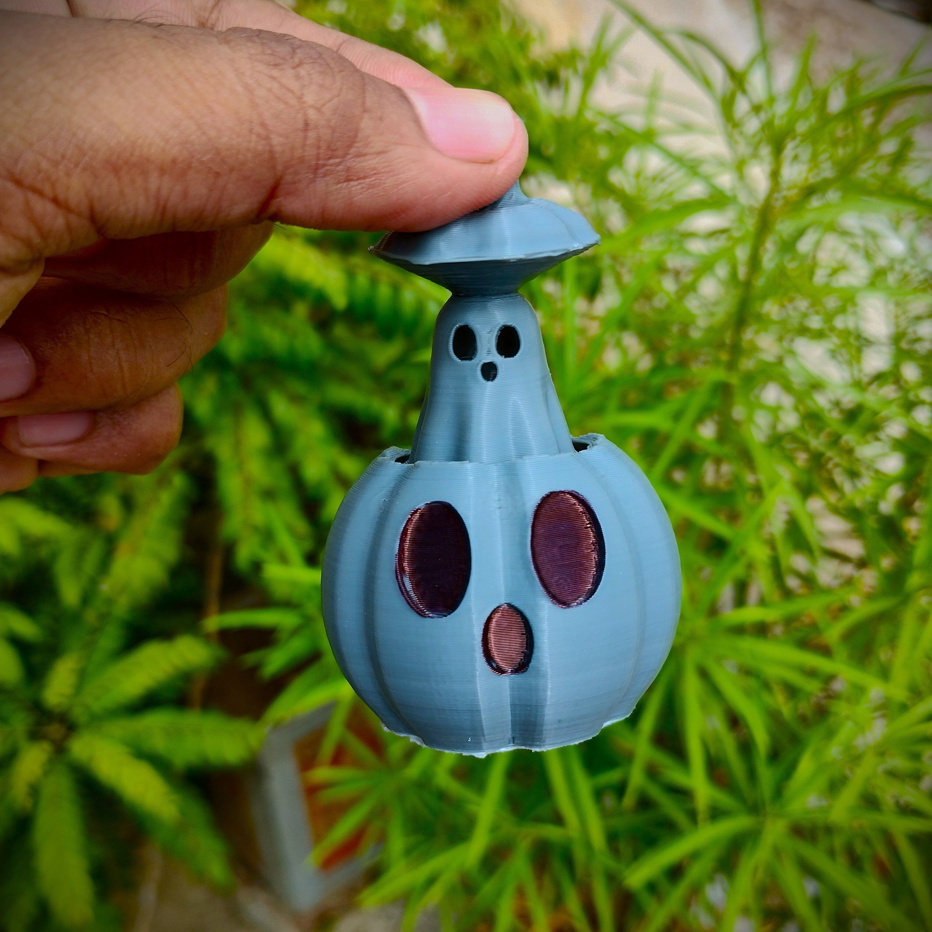 Halloween special cute fidget ghost keychain  collection 3D print model_4