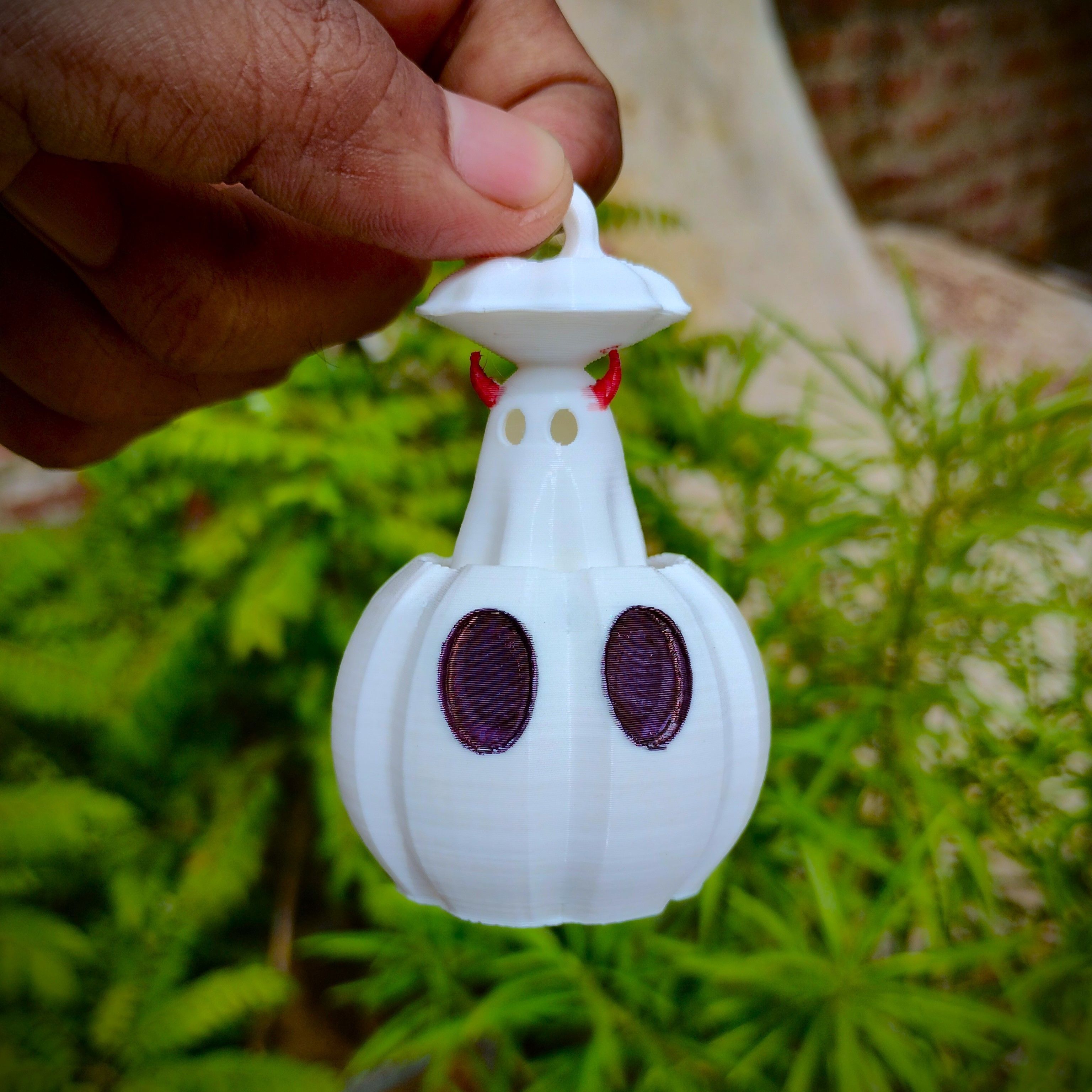 Halloween special cute fidget ghost keychain  collection 3D print model_6