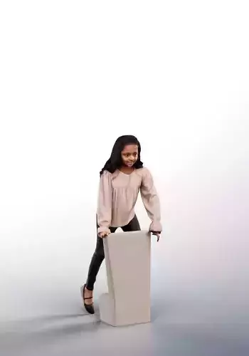 Raniya 14412 - Indian Girl Climbing On A Playground