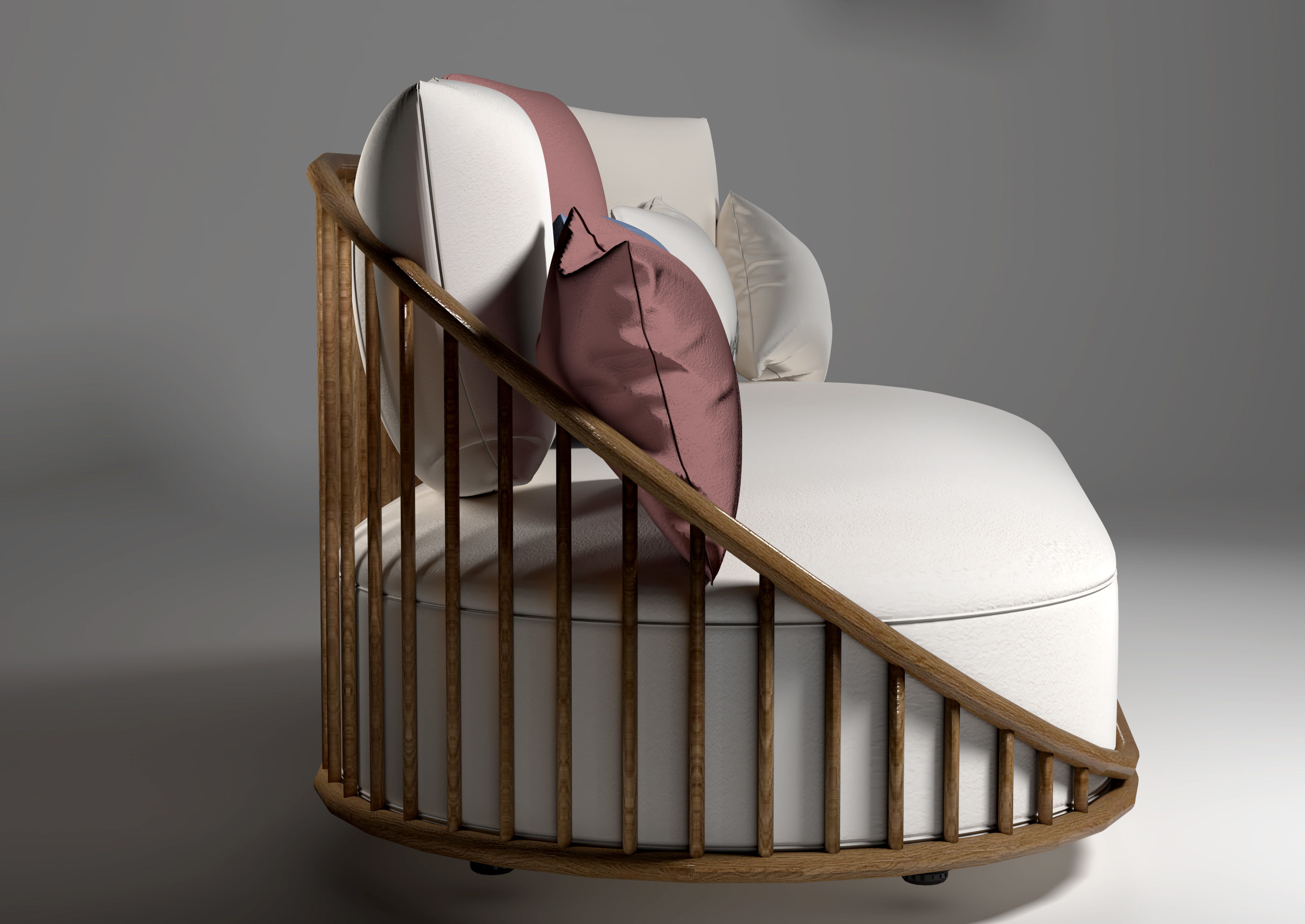 Sofa 3 seater  3D model_1