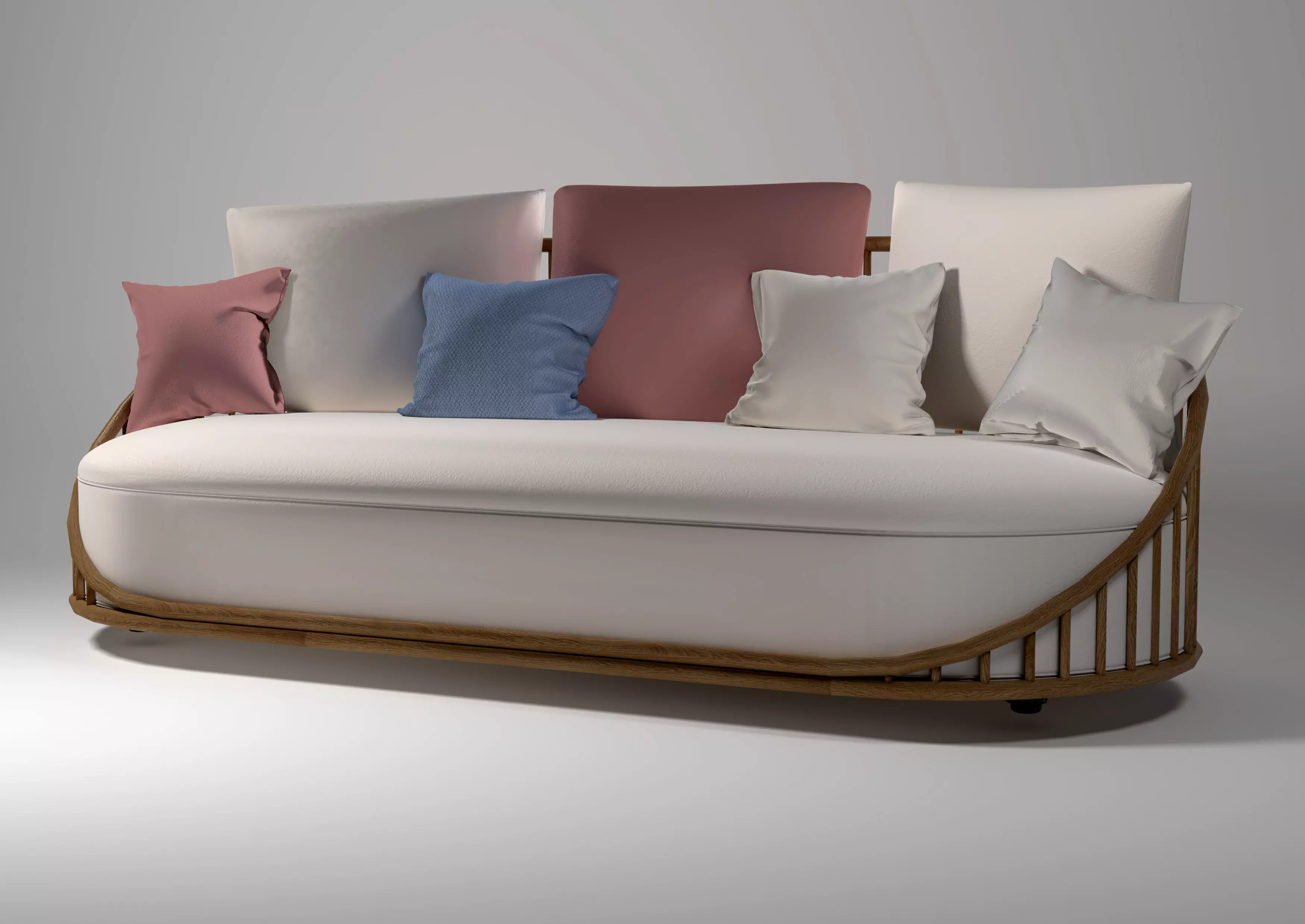 Sofa 3 seater  3D model_0