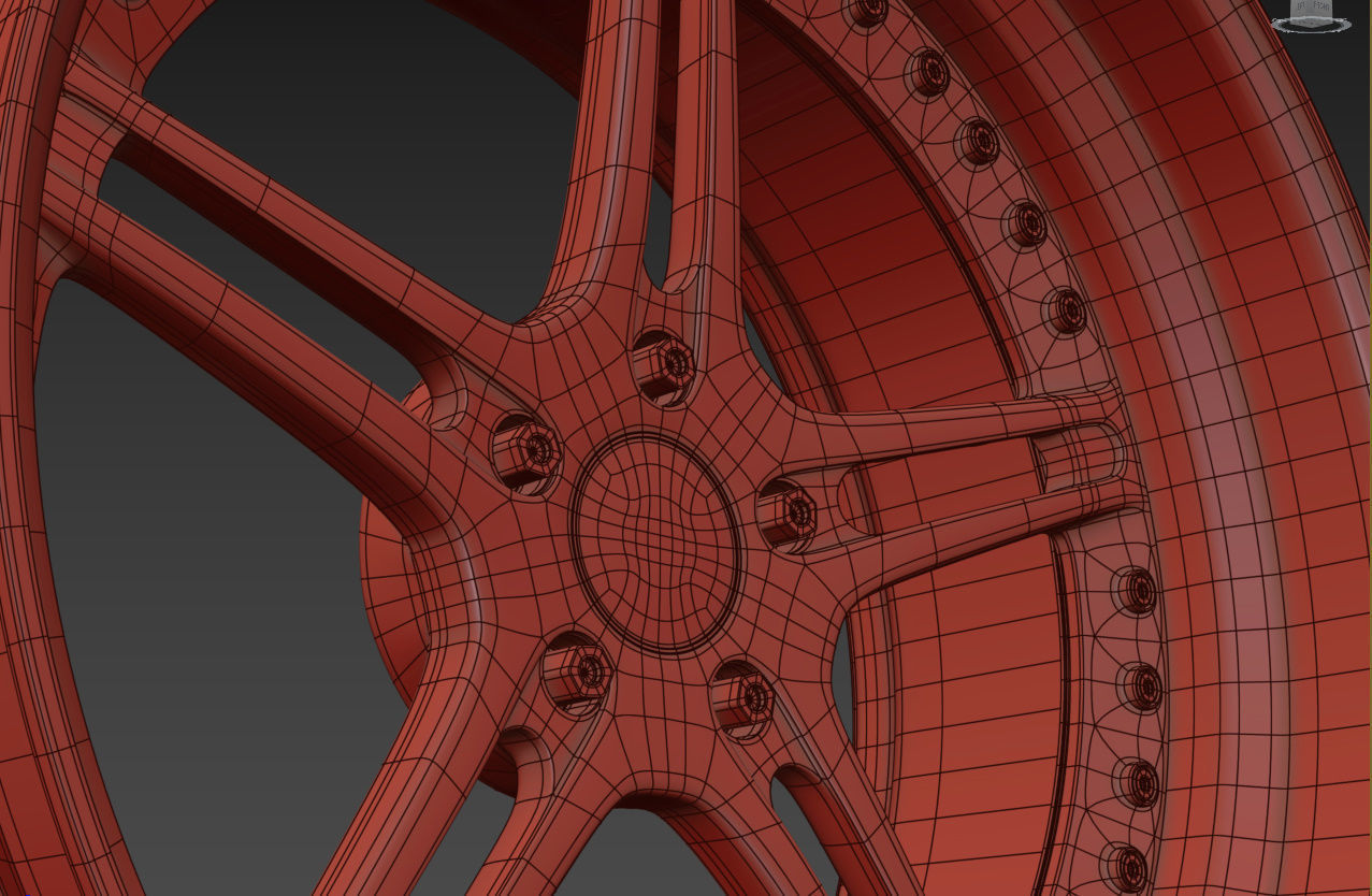 Racing Dynamics RS2 custom wheel 3D model_31