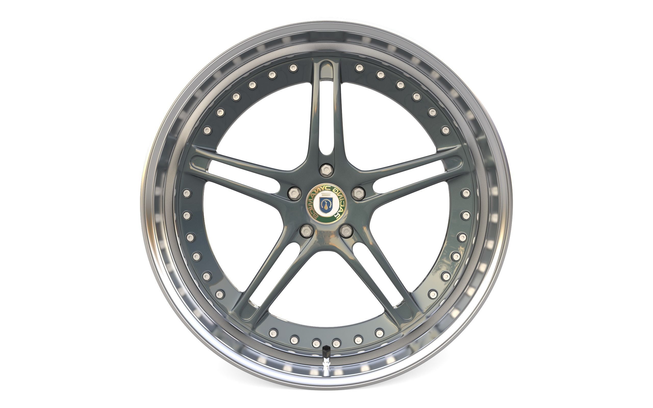 Racing Dynamics RS2 custom wheel 3D model_2