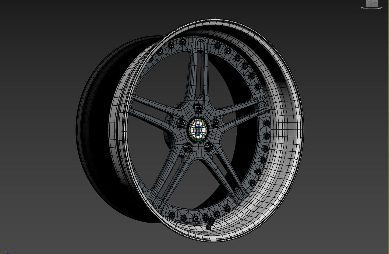 Racing Dynamics RS2 custom wheel 3D model_10