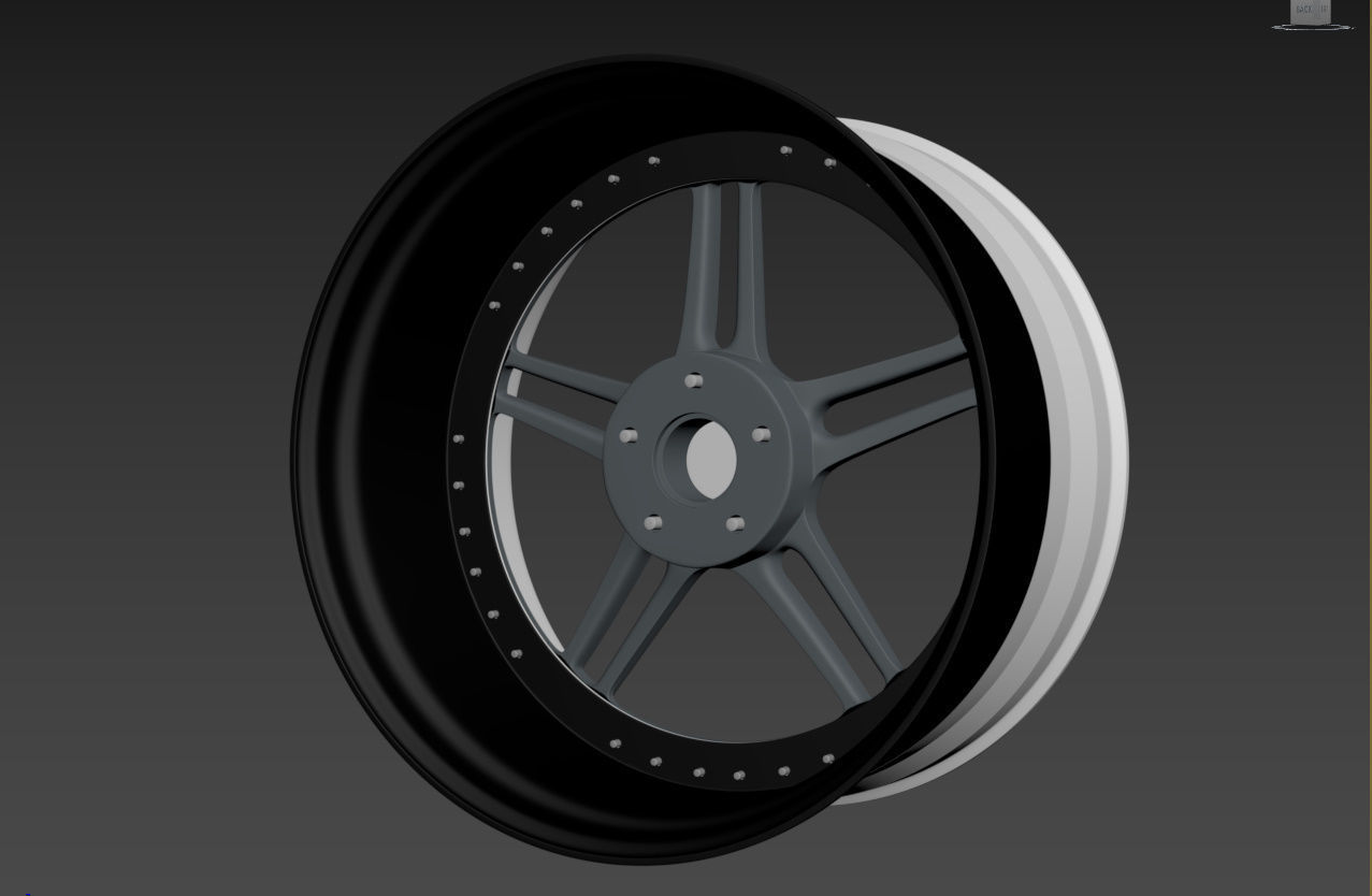 Racing Dynamics RS2 custom wheel 3D model_13