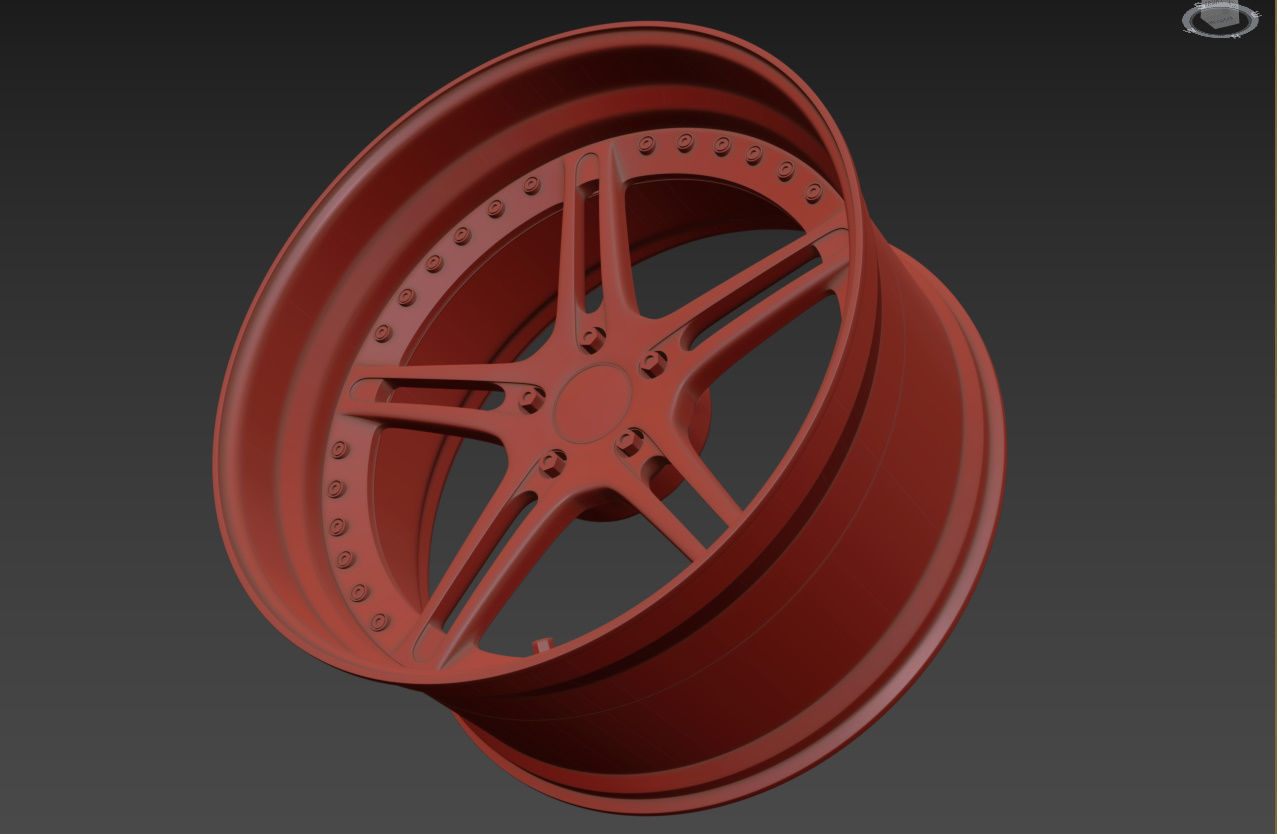 Racing Dynamics RS2 custom wheel 3D model_24