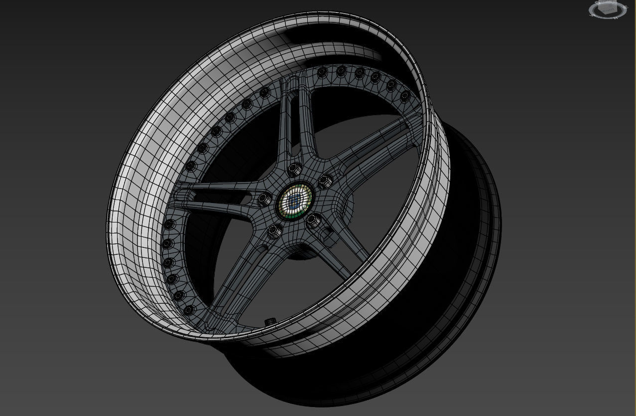 Racing Dynamics RS2 custom wheel 3D model_22