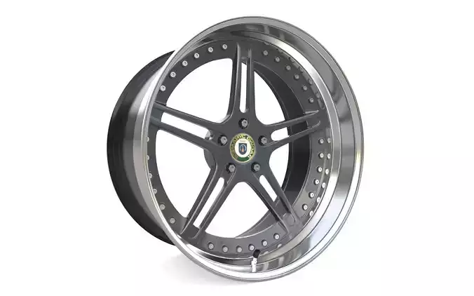 Racing Dynamics RS2 custom wheel 3D model