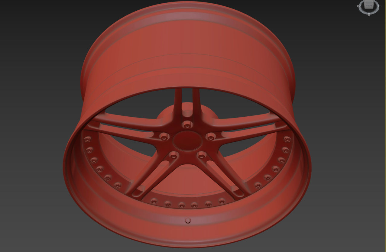 Racing Dynamics RS2 custom wheel 3D model_20