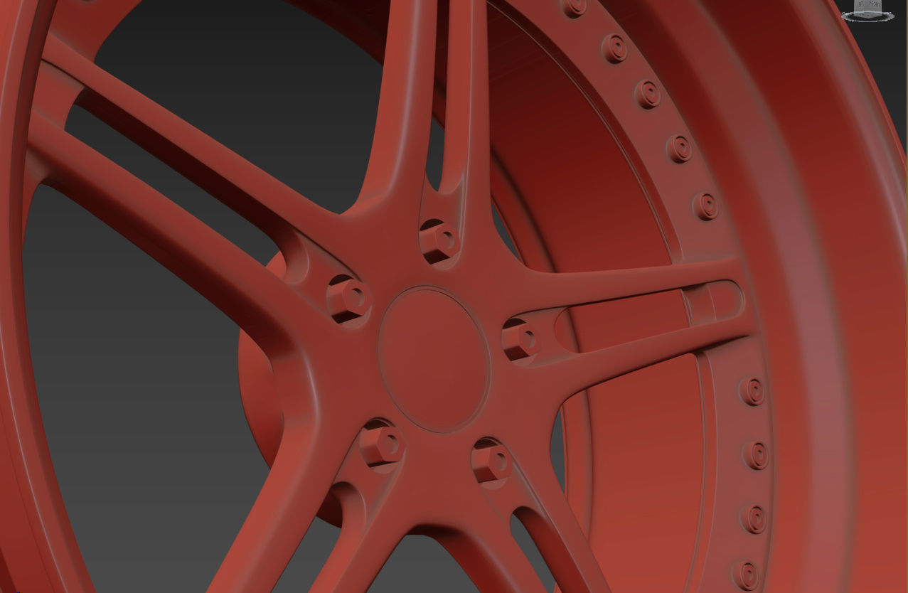 Racing Dynamics RS2 custom wheel 3D model_32