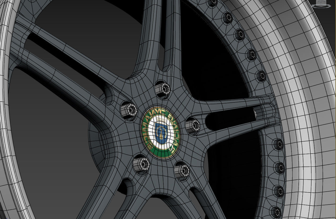 Racing Dynamics RS2 custom wheel 3D model_30