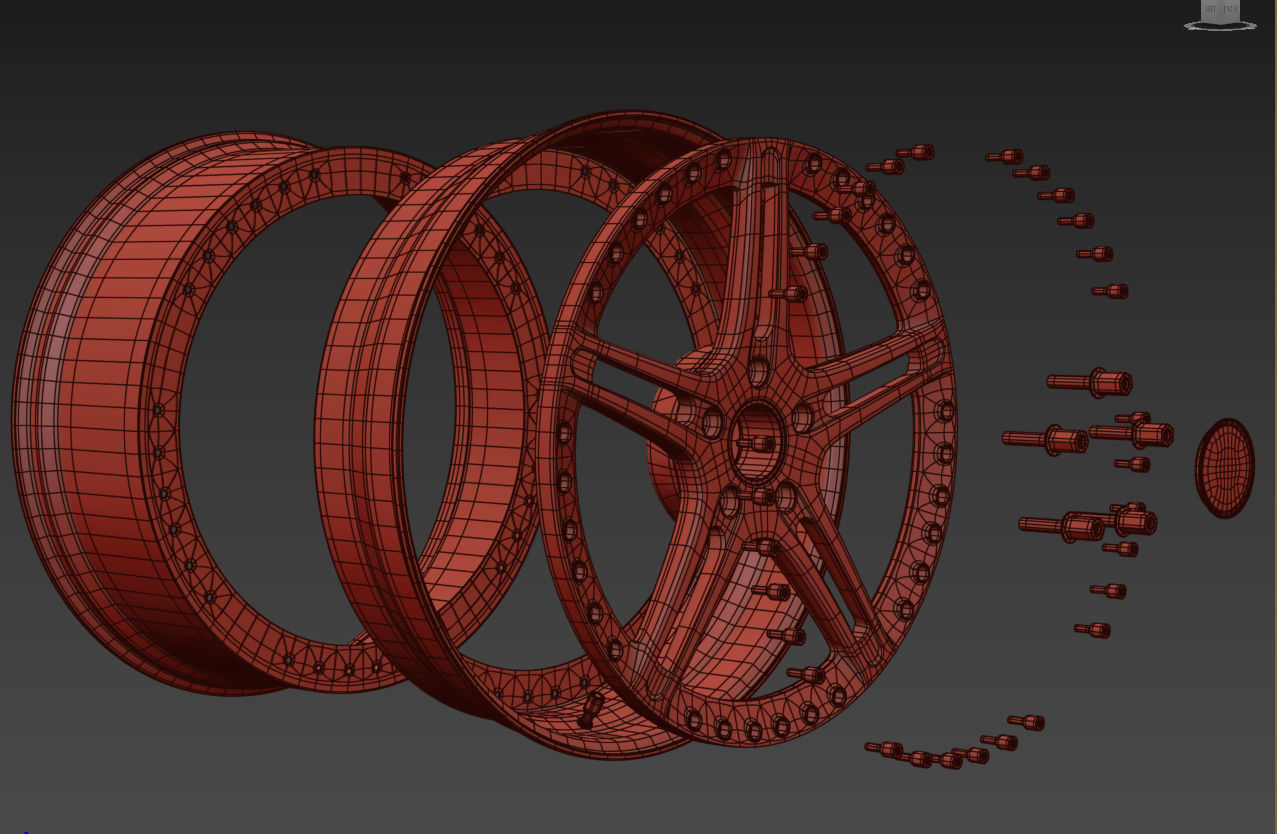 Racing Dynamics RS2 custom wheel 3D model_43