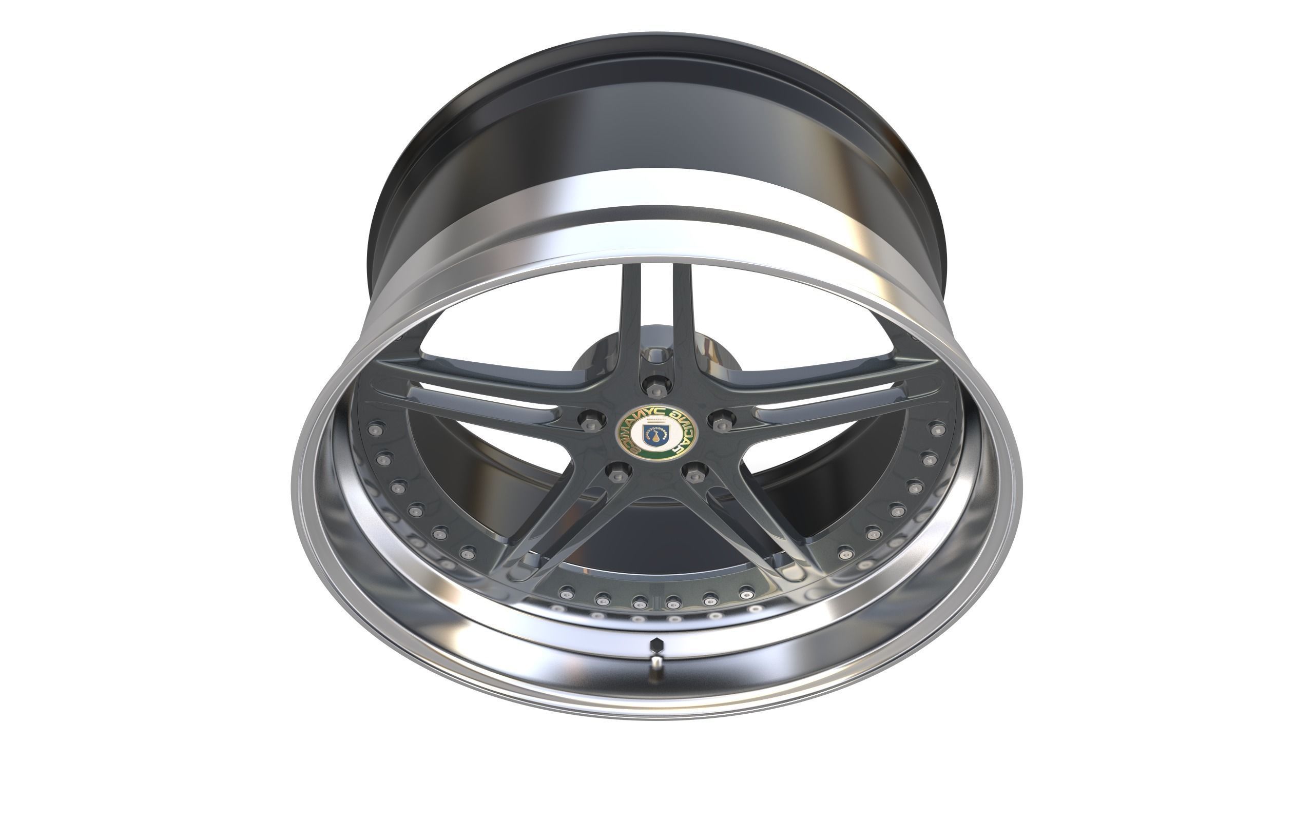Racing Dynamics RS2 custom wheel 3D model_6