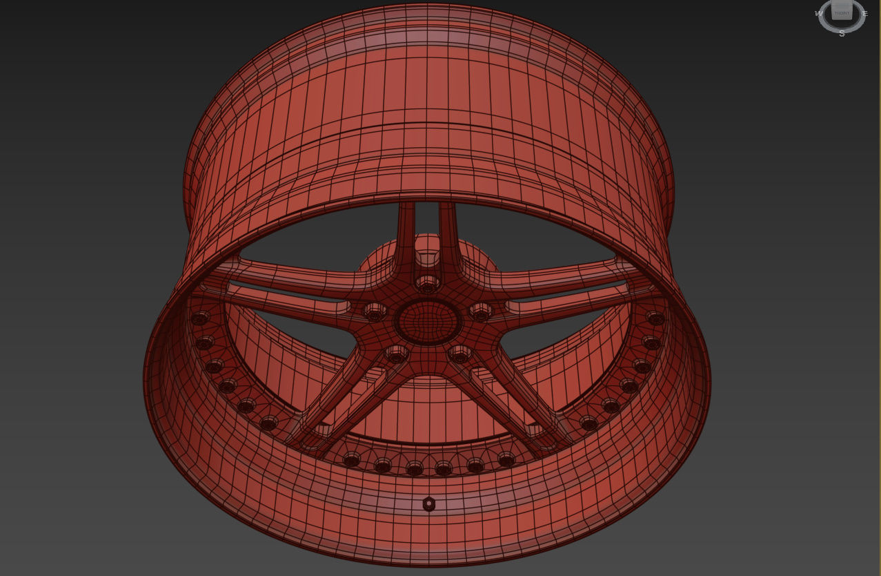 Racing Dynamics RS2 custom wheel 3D model_19