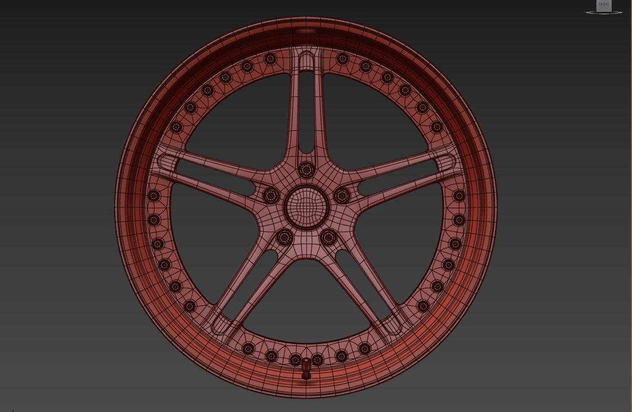 Racing Dynamics RS2 custom wheel 3D model_35