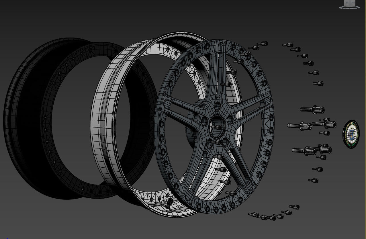 Racing Dynamics RS2 custom wheel 3D model_42