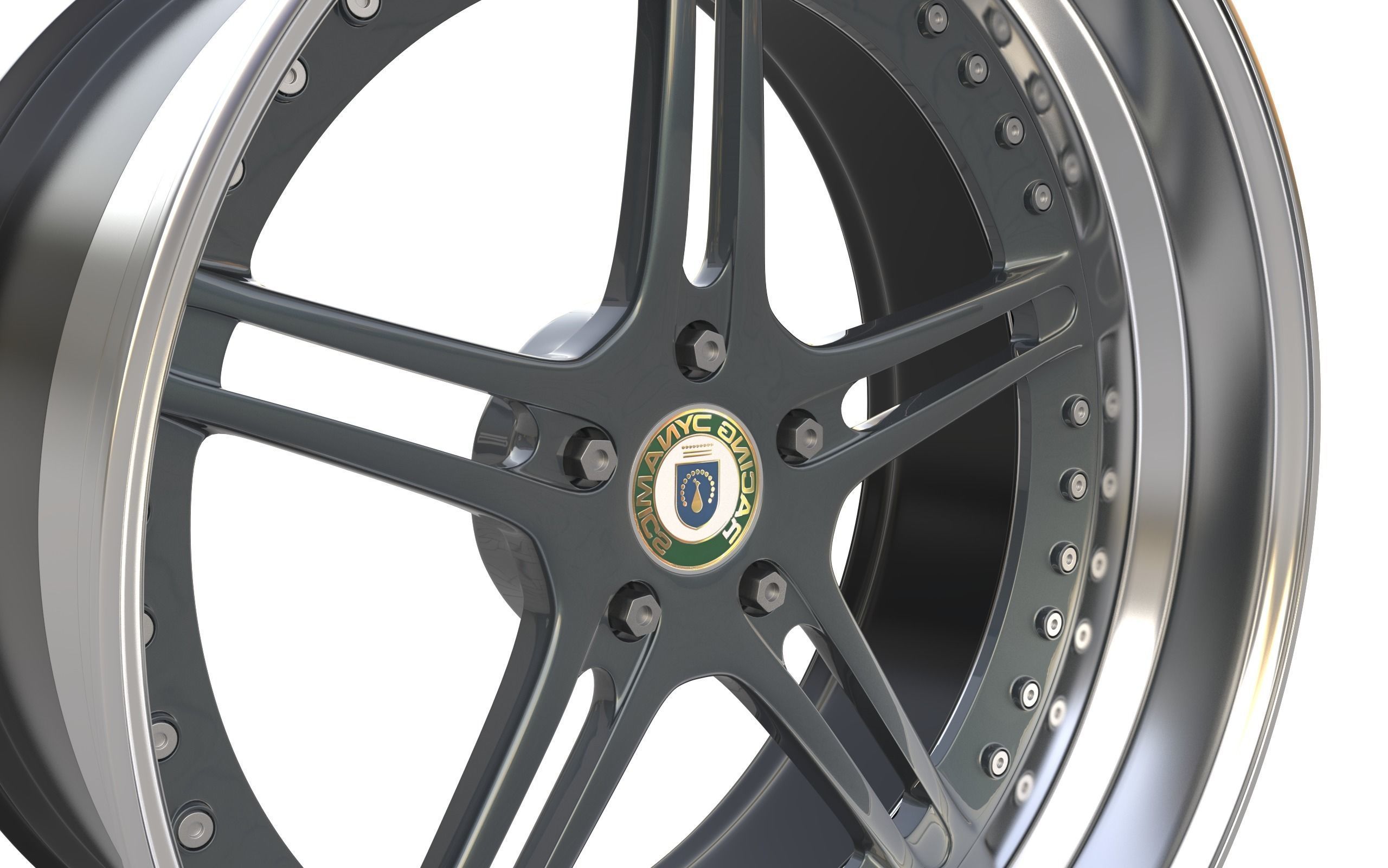 Racing Dynamics RS2 custom wheel 3D model_8