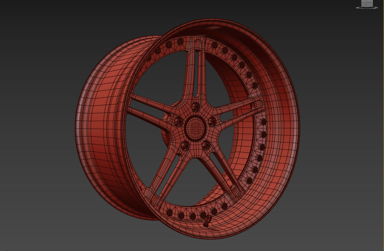 Racing Dynamics RS2 custom wheel 3D model_11