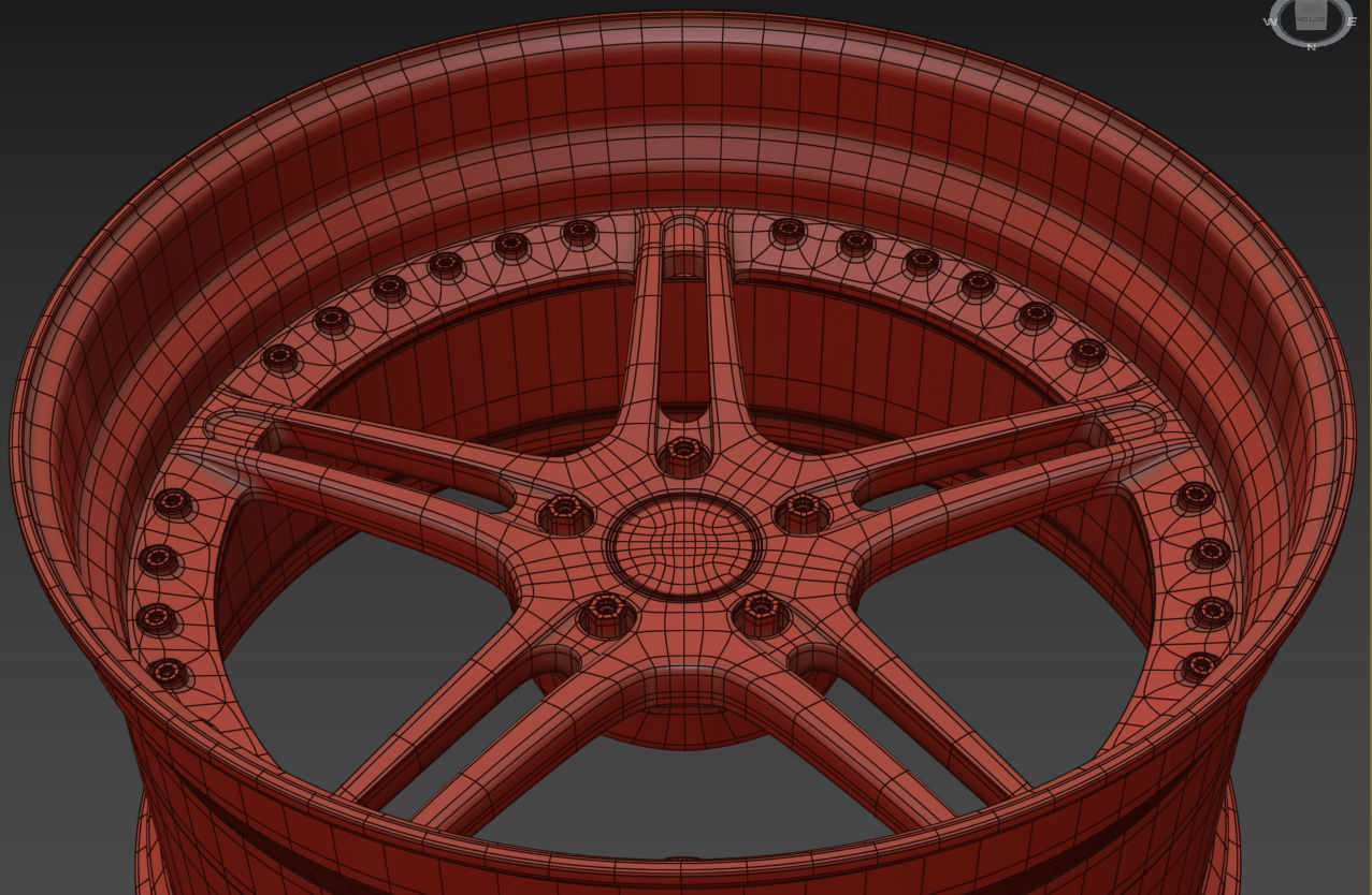 Racing Dynamics RS2 custom wheel 3D model_27