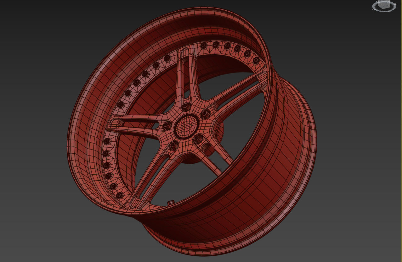 Racing Dynamics RS2 custom wheel 3D model_23