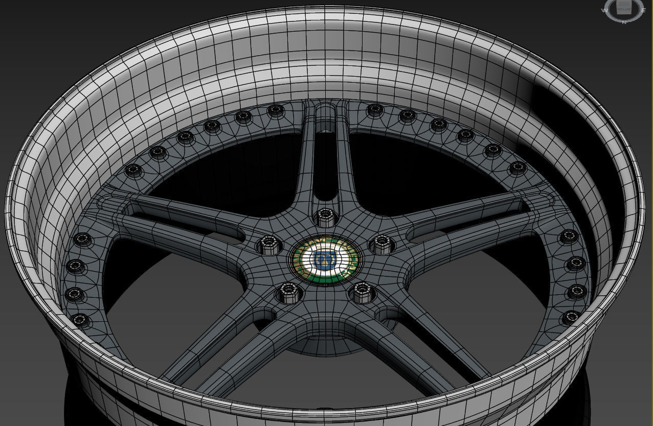 Racing Dynamics RS2 custom wheel 3D model_26