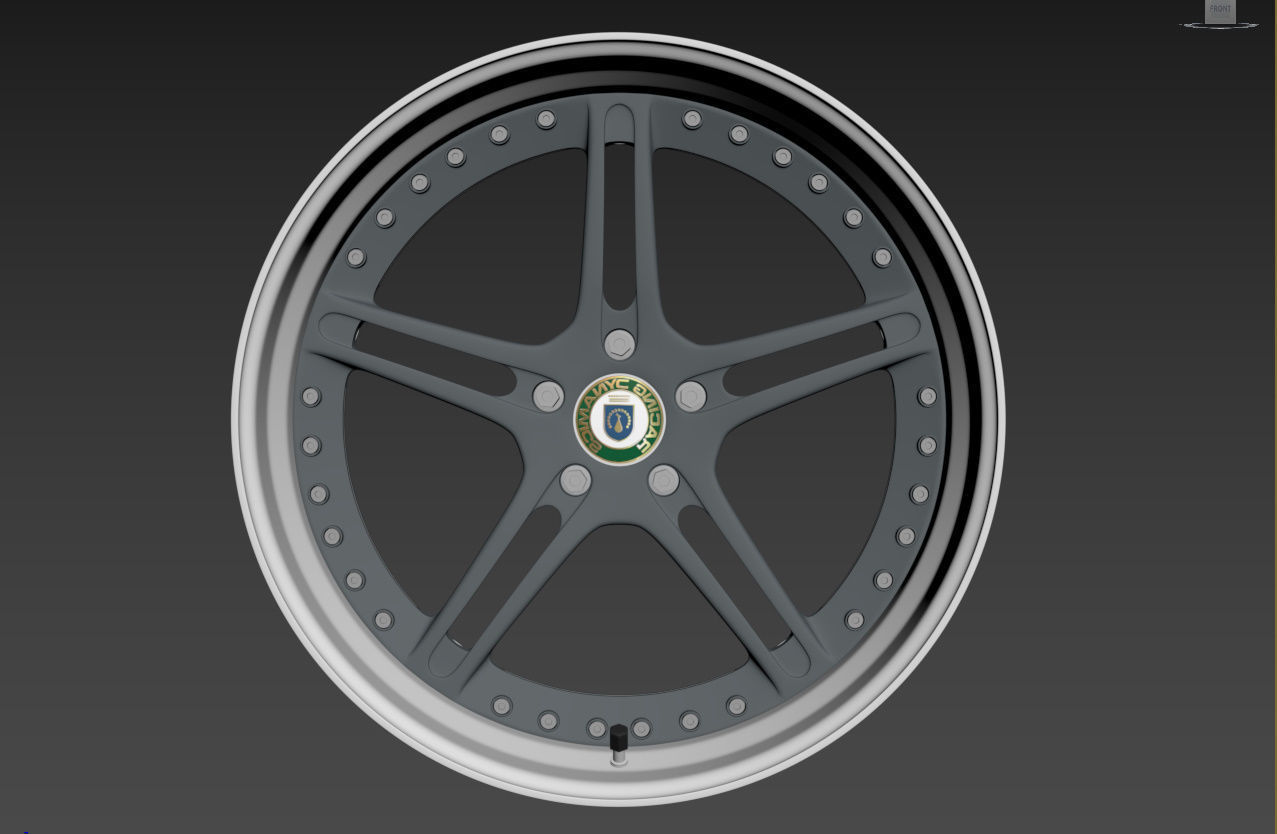 Racing Dynamics RS2 custom wheel 3D model_33