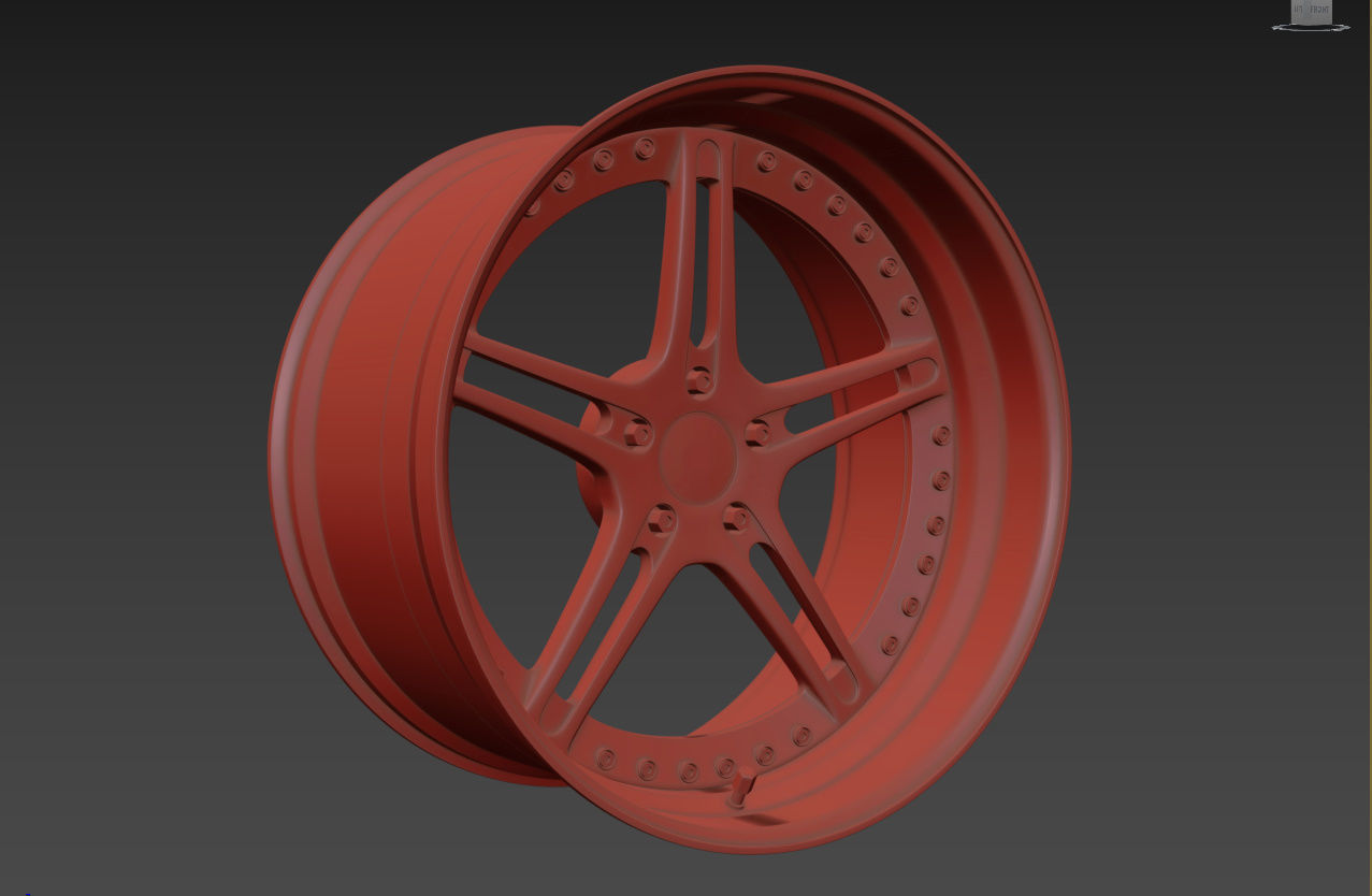 Racing Dynamics RS2 custom wheel 3D model_12