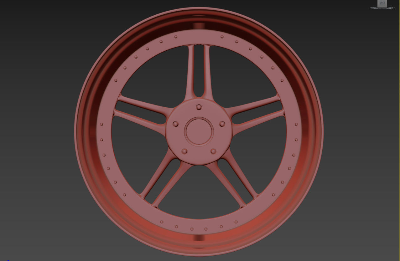 Racing Dynamics RS2 custom wheel 3D model_40