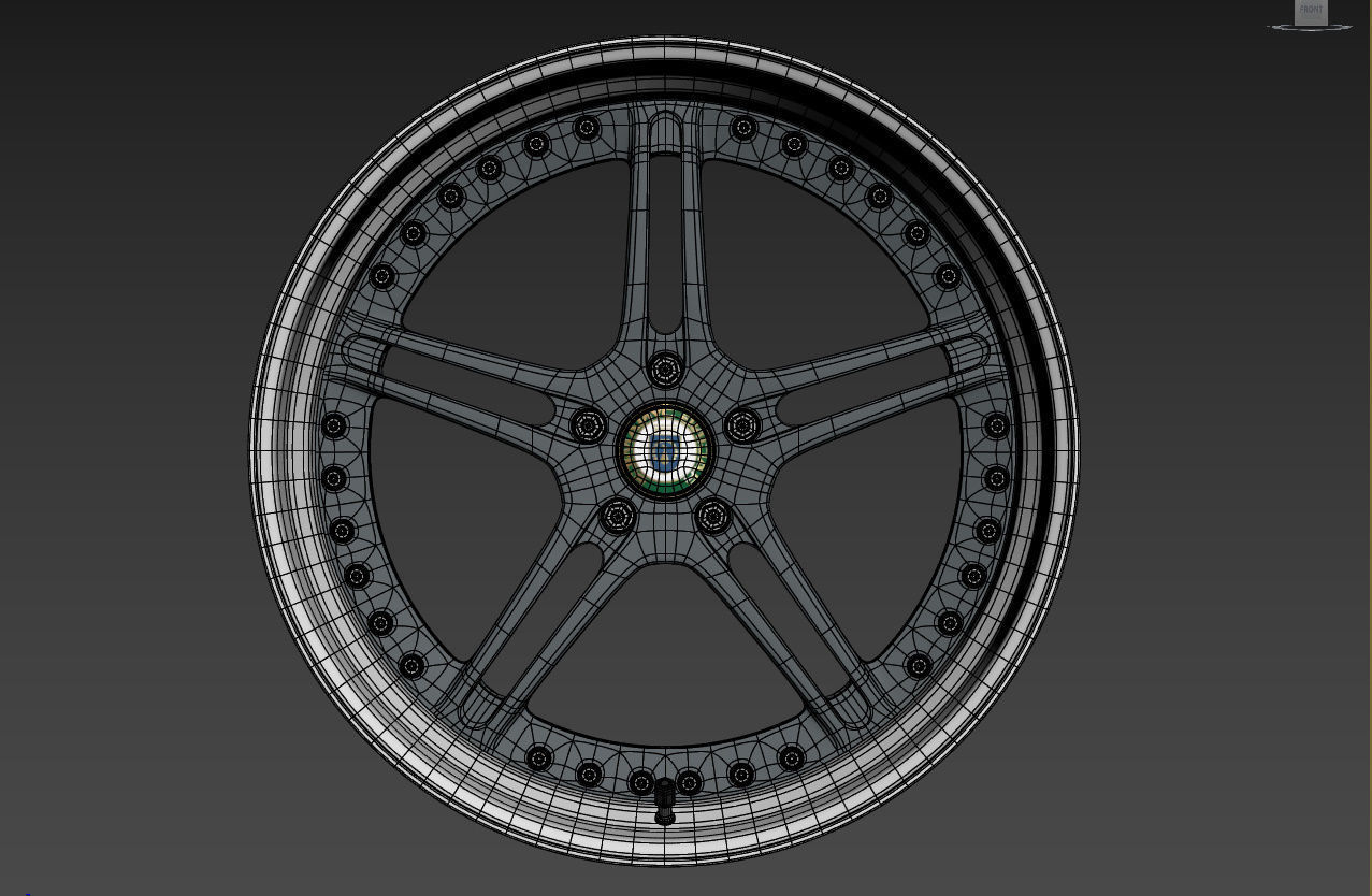 Racing Dynamics RS2 custom wheel 3D model_34