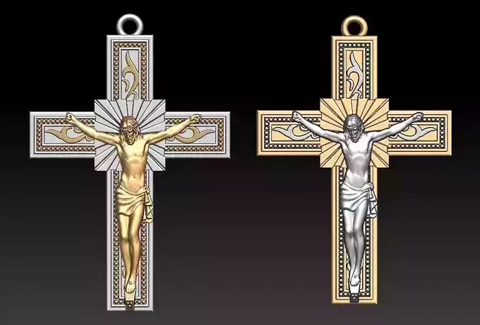 Jesus Christ pendant  3D print model