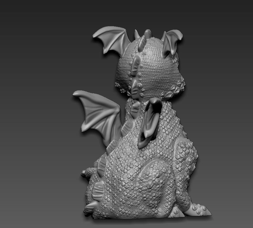 Dragon 3D print model_7