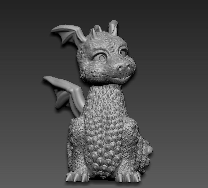 Dragon 3D print model_11