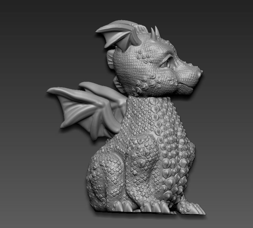 Dragon 3D print model_2